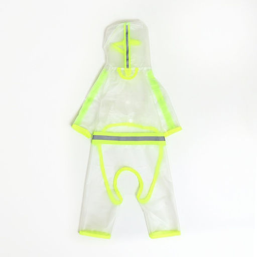 Дождевик-комбинезон для собак, р-р M (ДС 30, ОГ 42 см, вес 5-8 кг), прозрачный-жёлтый - Simaland фото 22