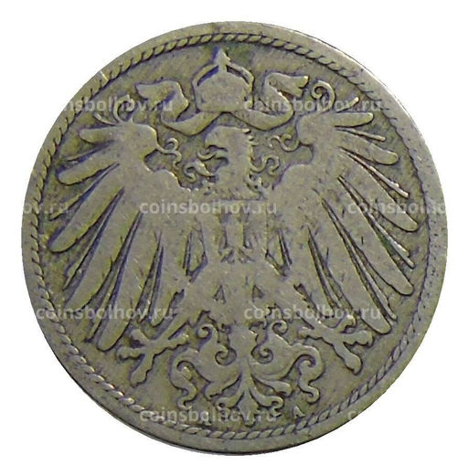 Монета 10 пфеннигов 1890 года А Германия