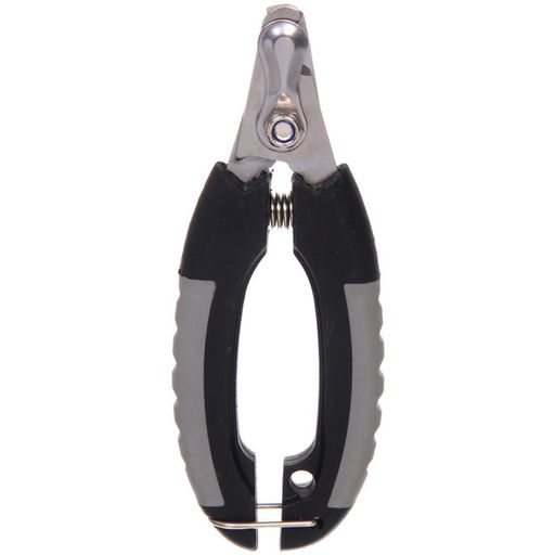 Цена за 2 шт. Когтерез для животных "ПРЕМИУМ - МОЙ БРО", прорезиненная ручка, с фиксатором, цвет серый/черный, 4.5*12.5см