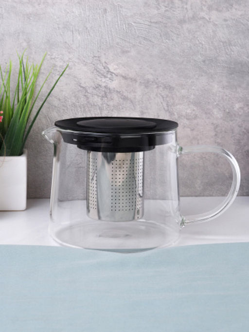 Чайник 600 мл жаропрочное стекло / 9456 /уп 60/* с нейлоновой крышкой - Галеонтрейд фото 2