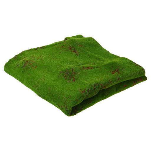 Мох искусственный, декоративный, полотно 1×1 м, рельефный, камни, Greengo