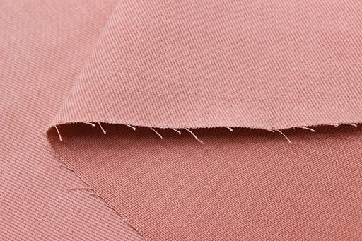 Джинс с ворсом цв.Коралловый светло-розовый, ш.1.5м, хлопок-100%, 330гр/м.кв - Купава фото 3