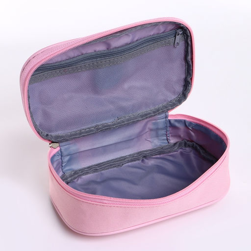 Косметичка-пенал на молнии, на подкладке, Style, розовая - Simaland фото 3