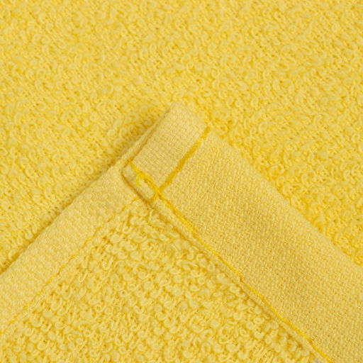 Полотенце махровое Экономь и Я 70*130 см, цв. желтый, 100% хлопок, 350 гр/м2  фото 5