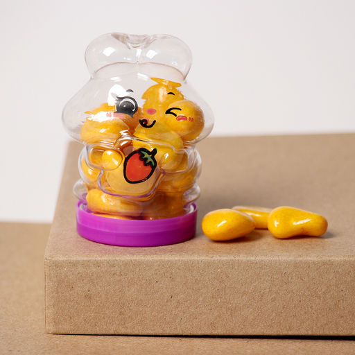 Цена за 20 шт. Основа для творчества и декора - баночка с крышкой Зайка, размер 6 ? 4 ? 4 см, цвета МИКС - Simaland фото 4