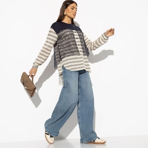 Свитшот с кружевом Стиль по-взрослому (new) - Charutti фото 6