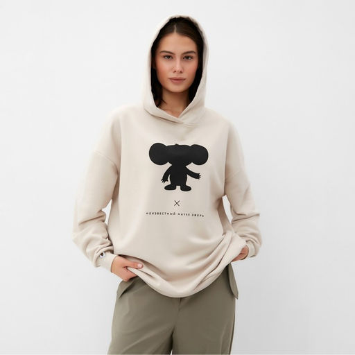 Толстовка KAFTAN «Чебурашка», размер 48-50, бежевый