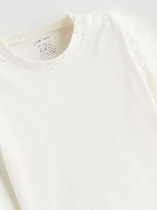 Bisiklet Yaka Erkek Bebek Ti??rt