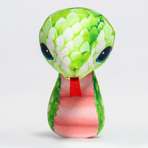 Мягкая игрушка Змейка, 15 см, зелёная - Milo toys фото 3
