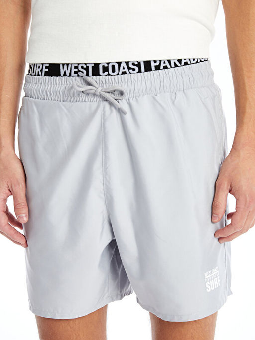 K?sa Boy Bask?l? Erkek Deniz ?ortu