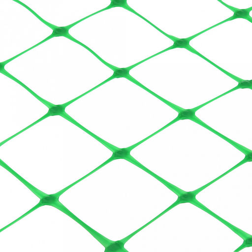 Сетка садовая 2х20м, полипропилен, ячейки 5х5см, вес 70гр/м2, первичное сырье, зеленый, рулон (Россия)
