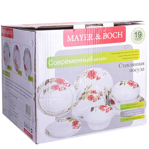 24101 Набор стеклянной посуды 19пр МВ (х1) - Mayer&boch фото 4