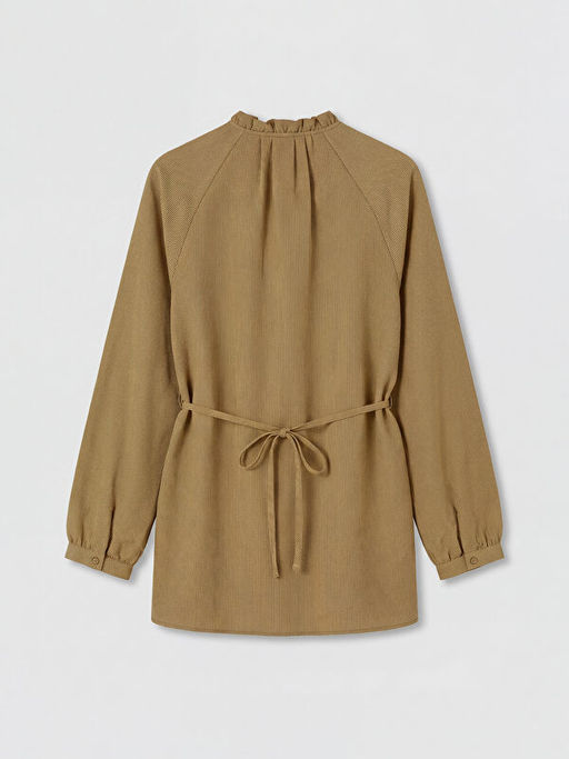 ?izgili Oversize Kad?n G?mlek Tunik