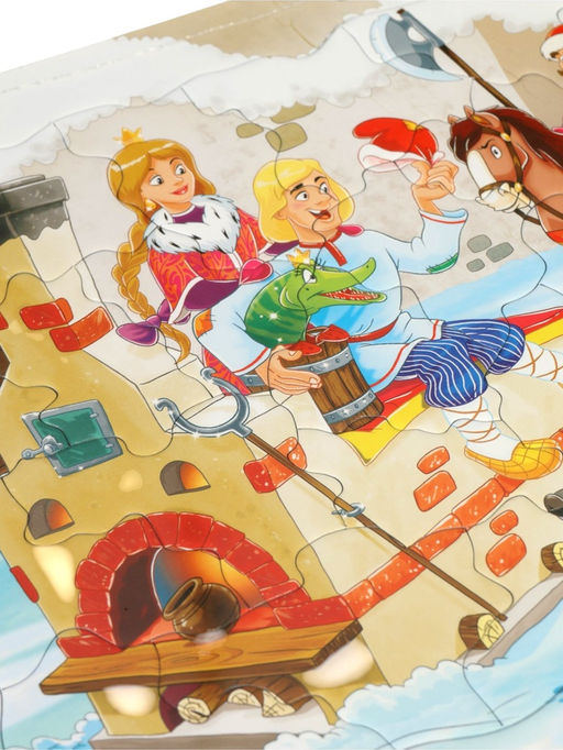 Цена за 2 шт. Пазл «По щучьему велению», 26 элементов