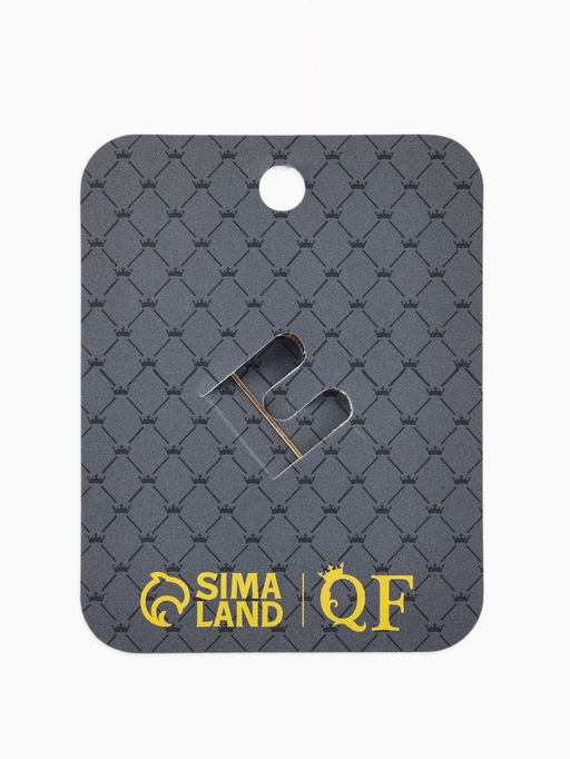 Брошь «Цветок» роза бутон, цвет красный в золоте