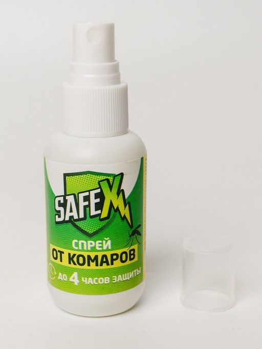 Цена за 3 шт. Спрей для нанесения на одежду от клещей и комаров SAFEX, 50 мл.  фото 4