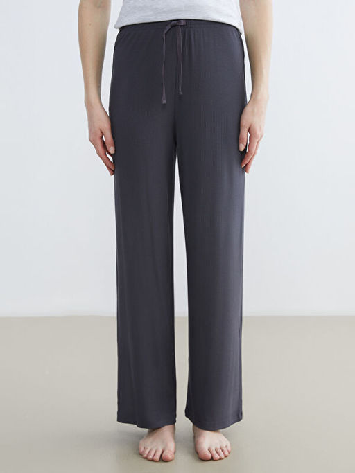 Beli Lastikli Fitilli Kad?n Pijama Alt?