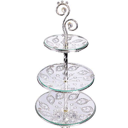 30831 Конфетница 3-х ярусная 30х30х57см MB (х6) - Mayer&boch фото 2