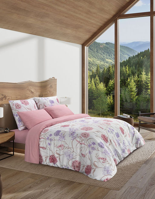 Постельное белье Фрезия Семейный + 4 наволочки