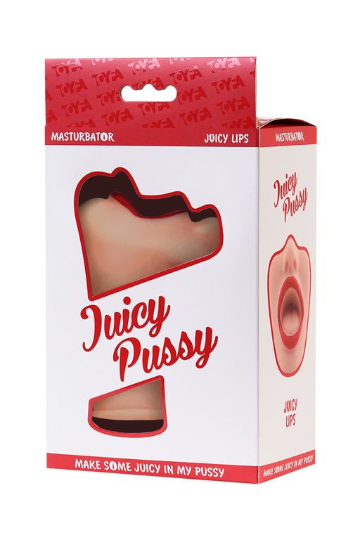 Мастурбатор реалистичный TOYFA Juicy Pussy Juicy Lips, рот, TPR, телесный, 12,6 см