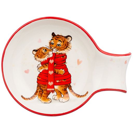 ПОДСТАВКА ПОД ЛОЖКУ ТИГРИНЫЕ ИСТОРИИ 15*11,5*2,5 СМ