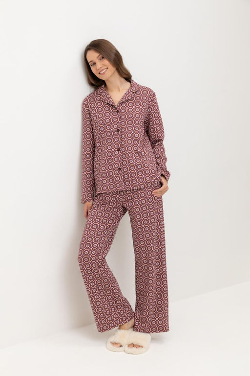 Е 20172/матовый беж,роза востока пижама жен