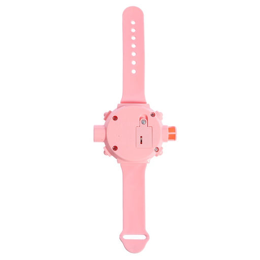 Часы-проектор «Милашки», световые эффекты, 24 картинки, цвет розовый