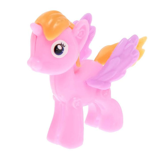 Цена за 20 шт. Пластмассовый конструктор Сказочная лошадка, 5 деталей, наклейки, цвета МИКС - Simaland фото 4