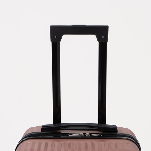 Чемодан малый 20, кодовый замок, цвет розовое золото - Simaland фото 6