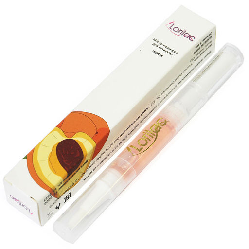 Масло для кутикулы в карандаше Lorilac 5 ml Персик  фото 2