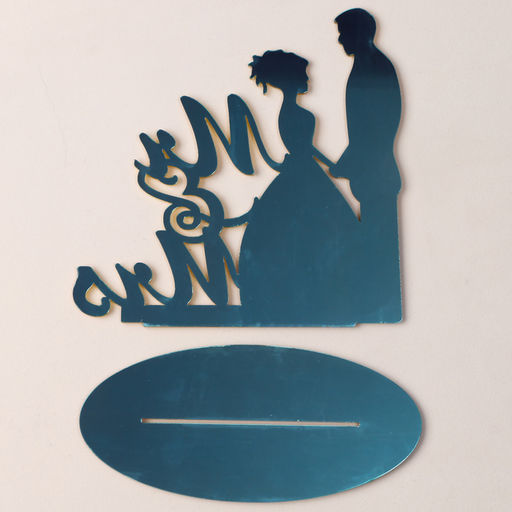 Топпер Mr&Mrs, цвет золото - Страна карнавалия фото 4