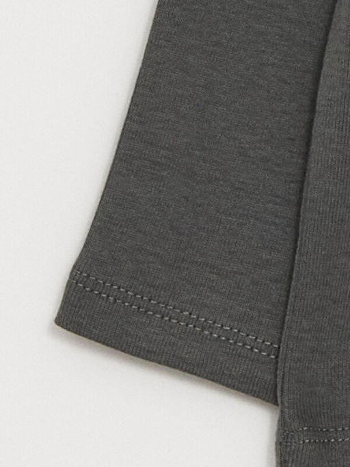 Bal?k?? Yaka Uzun Kollu Basic Erkek Bebek Ti??rt