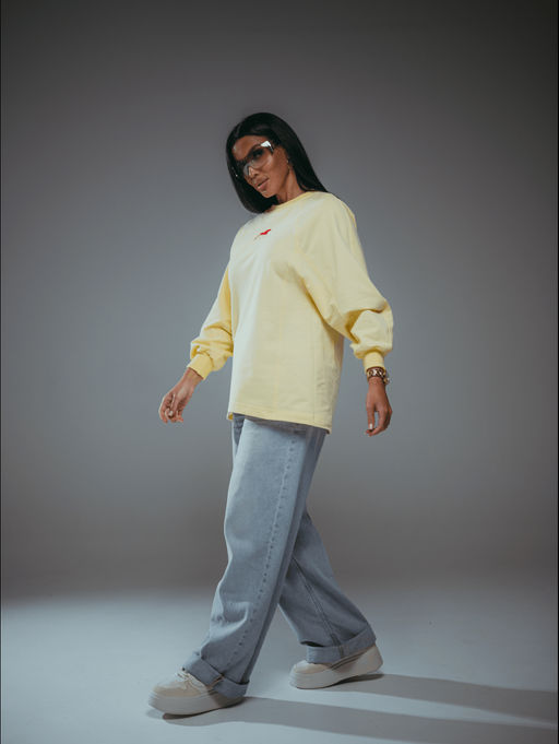 Символ свитшот женский (желтый)