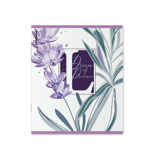 Цена за 5 шт. Тетрадь общая ученическая ErichKrause Lavender, 48 листов, клетка, выборочный УФ-лак_MIX-PACK фото 14