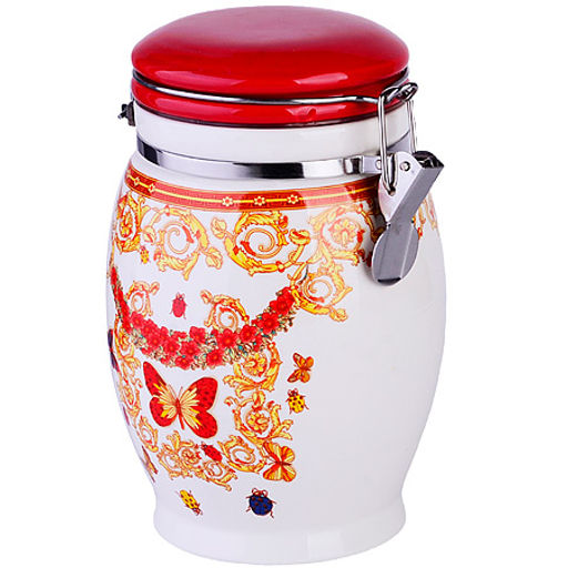 30774 Банка для сыпучих продуктов 930мл Романтика доломит LR (х24) - Mayer&boch фото 2