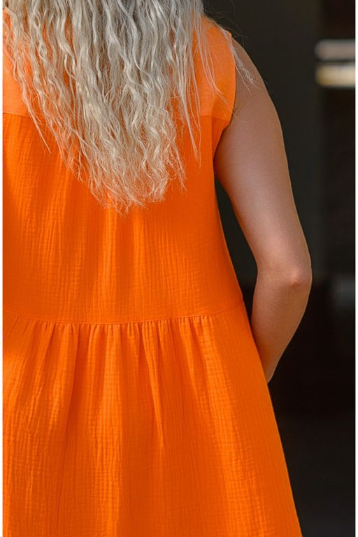 100% ЛЁН+100% ХЛОПОК ПЛАТЬЕ-САРАФАН - Новый лен фото 10