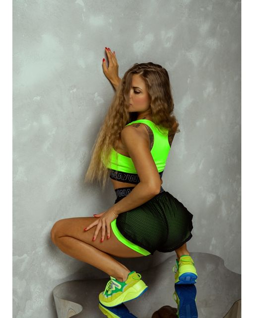 Шорты Double лайм - Rowan фото 2