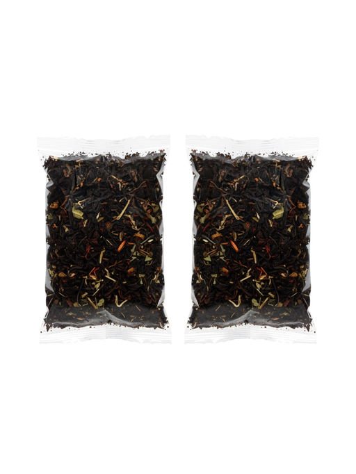 Чай новогодний чёрный Счастливого Нового года и Рождества, со вкусом клубники со сливками, 50 г