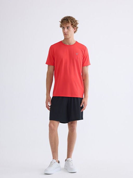 Bisiklet Yaka Erkek Spor Ti??rt