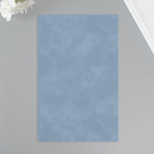 Лист для творчества искусственная кожа «Масло. Матовый», синий лист 33×20 см, толщина 0.74 мм