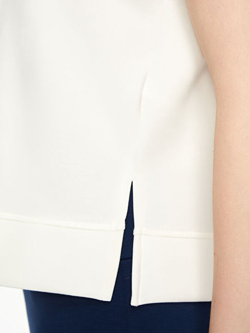 Bisiklet Yaka Oversize Kad?n Ti??rt