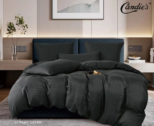 КПБ Candies Страйп сатин (узкая полоска) CANSSY008 Евро