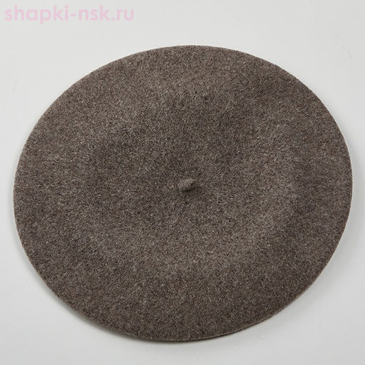 Берет Меланж фетр без отделки 11 Берет женский (56-58)