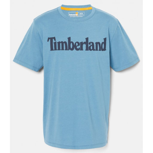 Мужская футболка Timberland TFO T-Shirt Kennebec River Tree Logo Regular синяя  фото 2