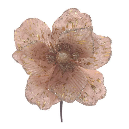 Цветок искусственный "Магнолия", L22 W22 H19 см