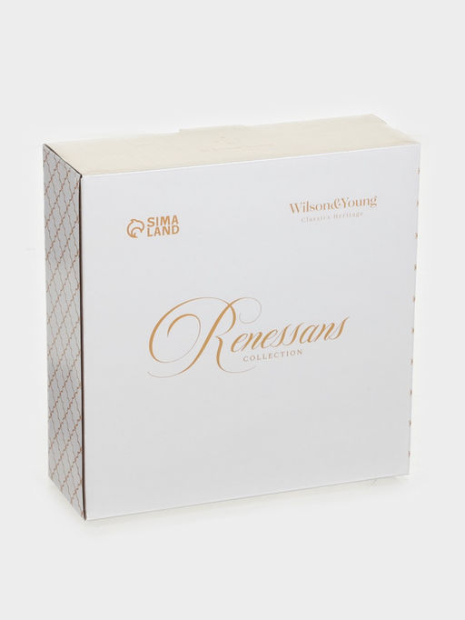 Тарелки глубокие WY Renessans, набор 2 шт., 850 мл, d=20 см, фарфор, белые