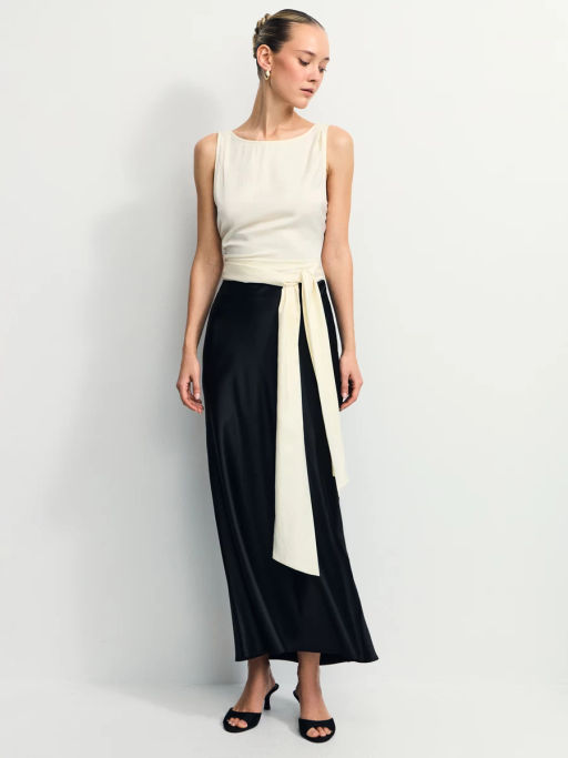 Блуза из вискозы с завязками / Zarina