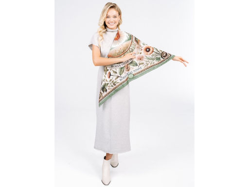 Платок женский Lanotti картина/№24