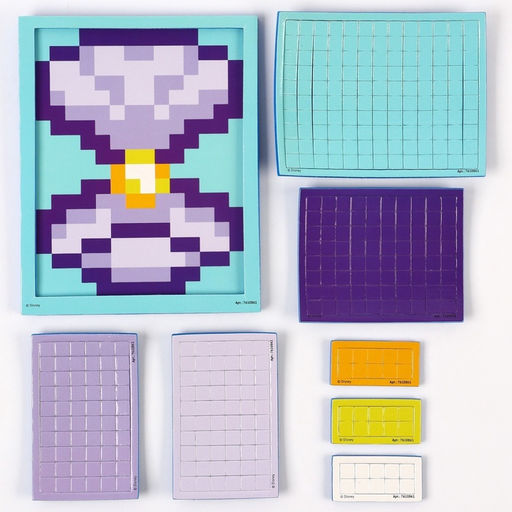 Мозаика 3 в 1 Принцессы, аквамозаика, термомозаика и мозаика из EVA, 4+