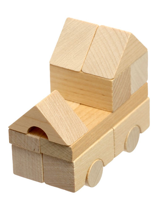 Конструктор деревянный «Строительный набор №3», 90 элементов